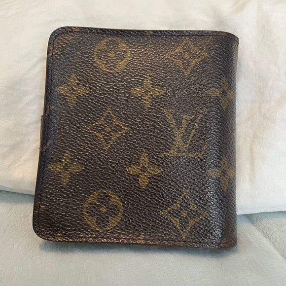 CA0968 Louis Vuitton Compact Zip Monogram Canvas Bifold Wallet Brown - Picture 2 of 12